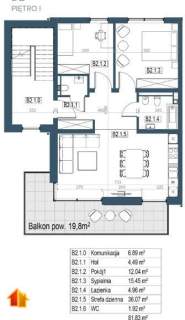 Apartament 75 mkw z widokiem na Skrzyczne