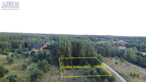 Działka na sprzedaż, 1846 m2, Lubochnia