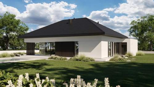 DOM JEDNORODZINNY POPOWO-PARCELE POW.143m2
