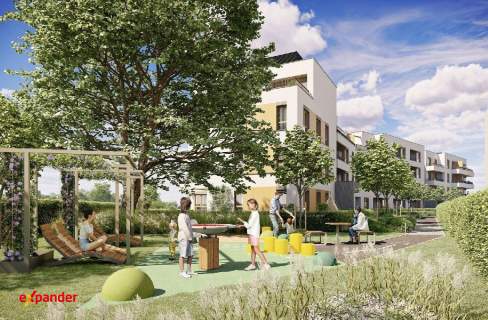 Apartament przy metrze z dużym tarasem
