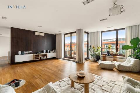 Penthouse z tarasem w sercu Powiśla