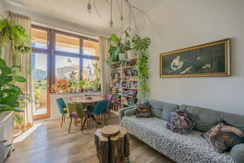 Wyjątkowa kamienica/przytulne 2 pokoje/balkon