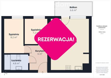 3 pokoje z loggią prywatność i spokój