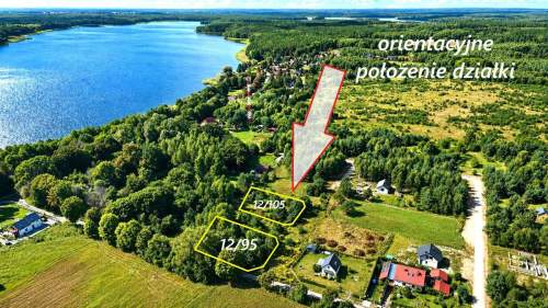 200 m OD JEZIORA PILE - DZIAŁKA BUDOWLANA - DĄBROW