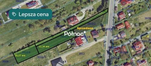 Bochnia działka 10,27arów Ul. Strzelecka
