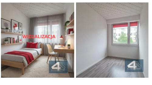 3Pokoje Balkon Wolność Do remontu