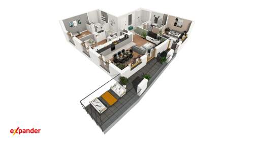 Apartament 4 pokoje przy Metrze Chrzanów-Bemowo
