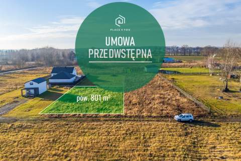 Działka 801 m2 w Falęcinie