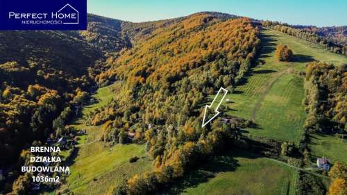 Działka budowlana na sprzedaż, 1036 m2, Brenna