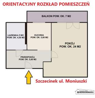 Przestronna kawalerka blisko centrum.