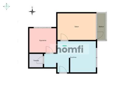 Dwupokojowe, 49 m2, w zielonej części Mokotowa