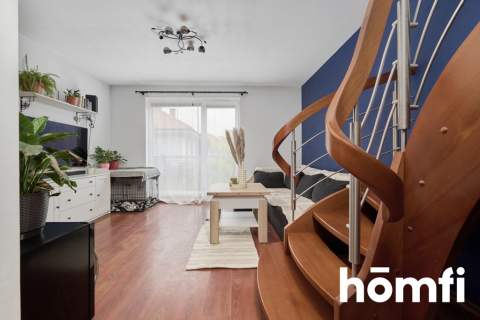 Dwupoziomowe mieszkanie 58m2 z loggią - Siechnice