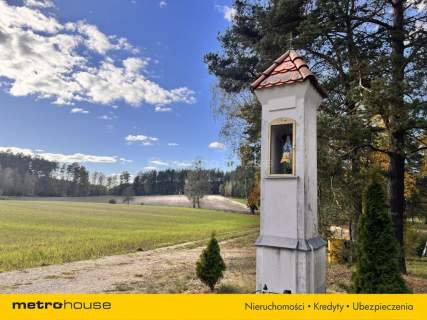 Działka siedliskowa z linią brzegową, przy lesie