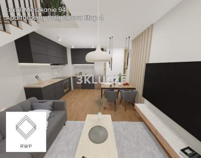 Dwupoziomowy apartament Poligonowa