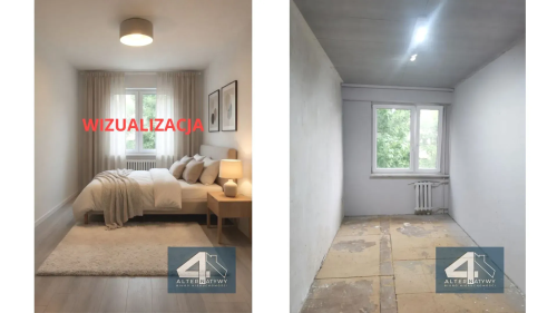 3Pokoje Balkon Wolność Do remontu