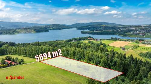 przy Lesie-na Wzgórzu-550m od Jeziora Mucharskiego