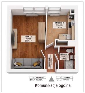 Miesaknie duża kawalerka gotowa do zakupu Grójec