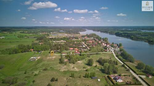 Działka nad j. Kawla z możliwym podziałem na 4 