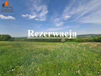 Zbydniów - widokowe, budowlane 82 ary, gm. Łapanów
