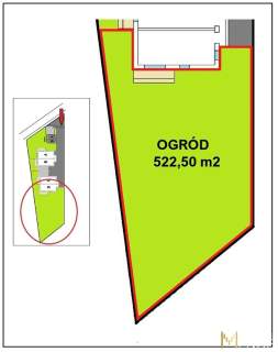 Pół bliźniaka lokal , 83,28 m2, działka 522,50 m2