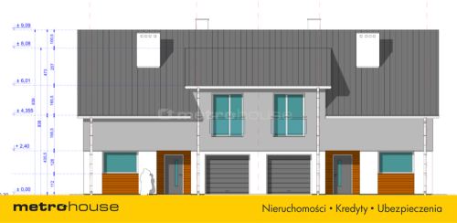 Bliźniak, 3 sypialnie, garaż, 900m2 działka