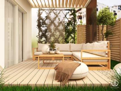 Taras, balkon, ogródek   Lipowa 45