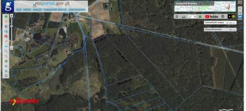 DZIAŁKA Z WARUNKAMI ZAB. 5,9108 HA ORAZ LAS
