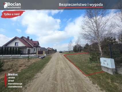 Płaska uzbrojona działka Dobry dojazd Szemud