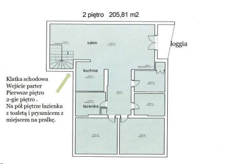 Przestronne 5-pokojowe mieszkanie 205 m , Anin