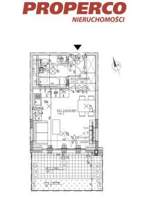 Zespół pokojowy, 1pok., 25,29 m2, ul. Klonowa