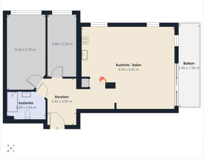 OSIELSKO LAKE RESIDENCE 3 POKOJE 79,14M2