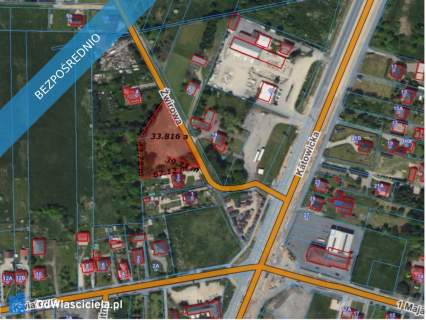 Działka budowlana - Poczesna , Kolonia Poczesna ul. Żwirowa
