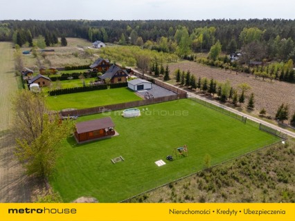 Nowy drewniany domek i 2000m2 działki budowlanej