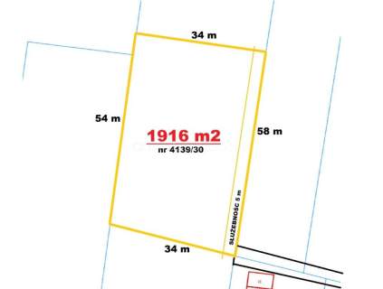 1916 m2 - przyłącza na działce - garaż basen 