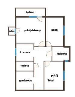 3-pokojowe słoneczne mieszkanie z 2 balkonami