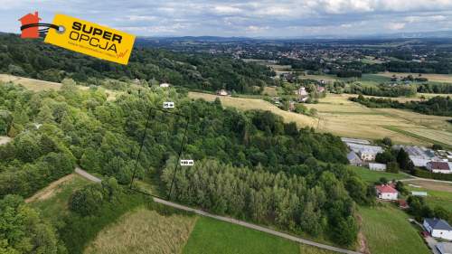 Urocza zielona działka z WZ 37,56ar Odrzykoń