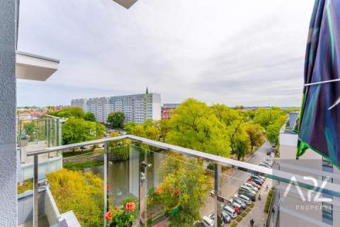 Dwupokojowy apartament 44,43m2 z widokiem na rzekę 
