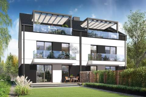 Mieszkanie 110 m2 piętro poddasze - duży taras 
