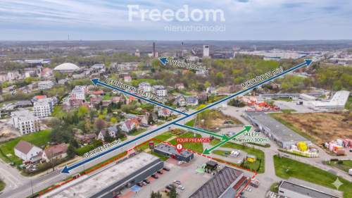 Lokal 244m z WŁASNYM PARKINGIEM 8 miejsc 
