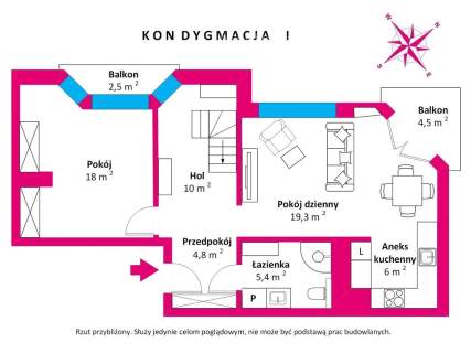 Przestronne mieszkanie z piwnicą i dwoma balkonami