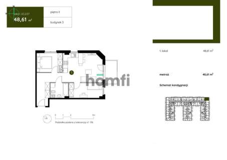Nowoczesny apartament inwestycyjny 48m2 Gdańsk