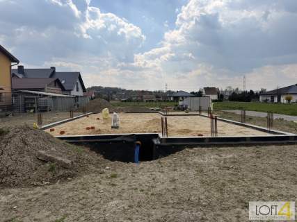 Działka fundamenty projekt budowy domu