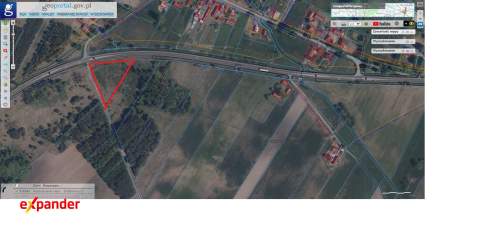 DZIAŁKA O POW. 4500 M2 W CIĄGU DK 10 BEZ MPZP