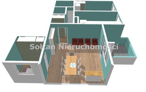 3/4 pokoje duży balkon Metro Kabaty