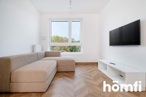 Apartament przy Manufakturze z widokiem na park