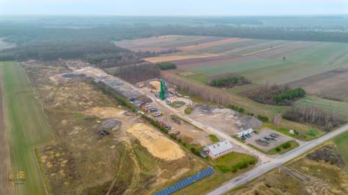 Wytwórnia Mas Bitumicznych, Baza ok. 11ha obok S19