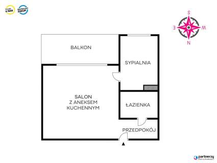 Słoneczne 2 pok po remoncie świetnie skomunikowane