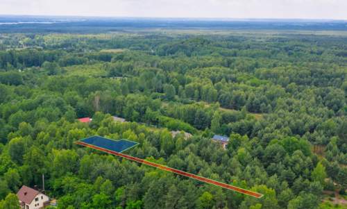 Działka budowlana w środku lasu 950m2