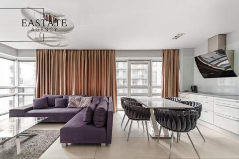 Apartament z panoramą centrum Warszawy