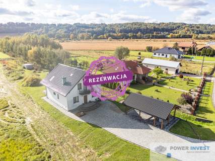 Nowoczesny dom z dużą działką 20 min od Skawiny